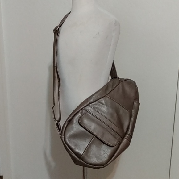 LEATHER SLING BAG - Picture 2 of 10